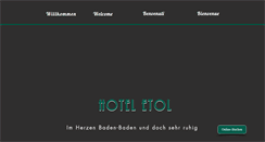 Desktop Screenshot of hotel-etol.de